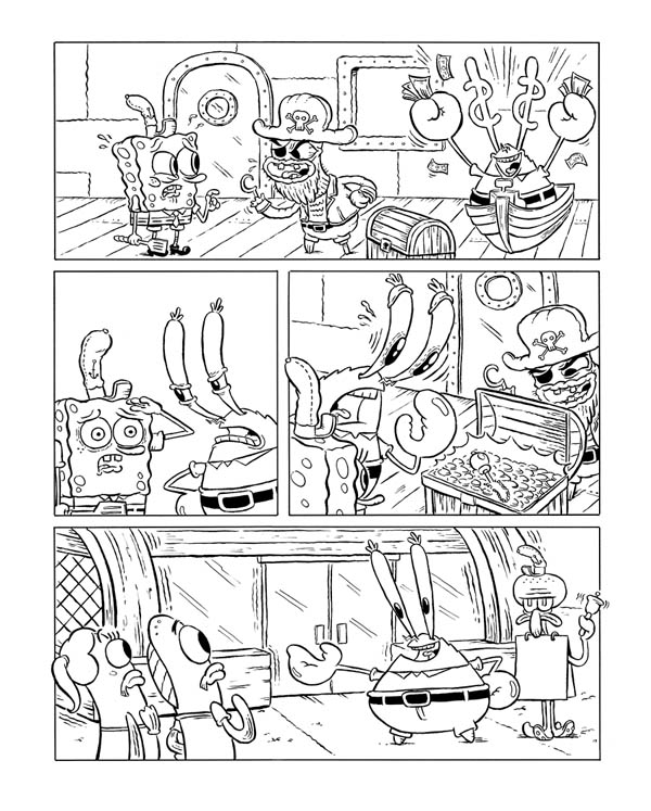 comic book coloring pages - photo #23