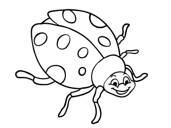 l is for ladybug coloring pages - photo #22