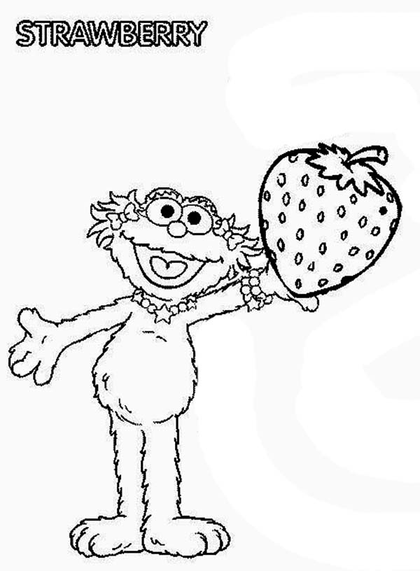 zoe from sesame street coloring pages - photo #18