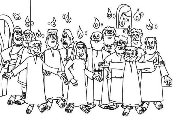 day of pentecost coloring pages - photo #15