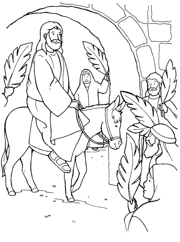 palm sunday coloring pages - photo #48