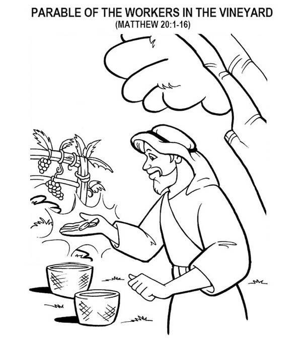 naboths vineyard coloring pages - photo #14