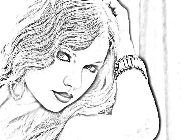 taylor swift christmas coloring pages - photo #26