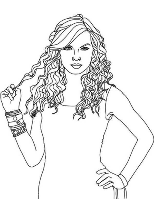 taylor swift christmas coloring pages - photo #17