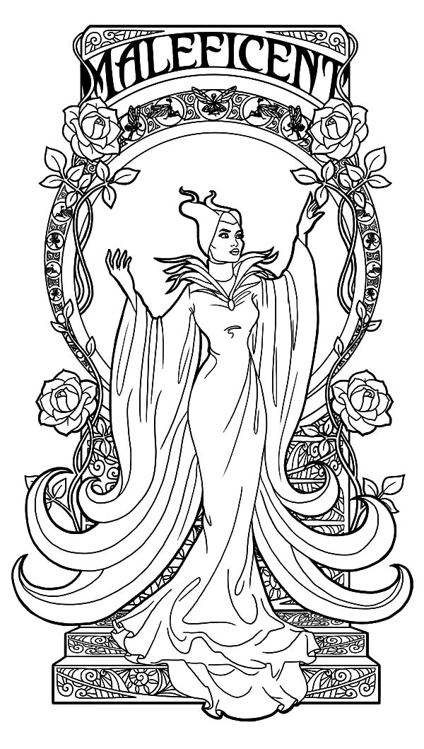 maleficent movie coloring pages - photo #34