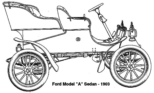 henry ford model t coloring pages - photo #12