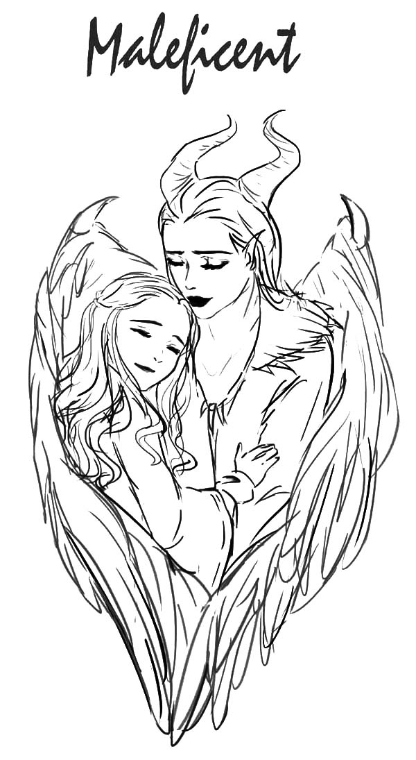 maleficent coloring pages - photo #9