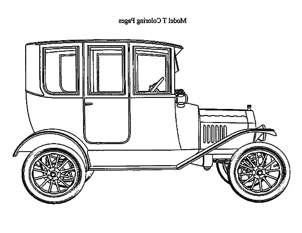 henry ford model t coloring pages - photo #19